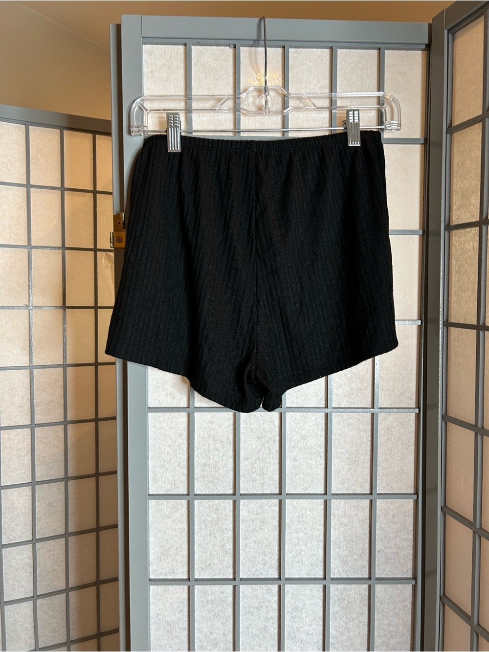 Gap Body Black Ribbed Tank & Shorts Pajama Set - Picture 7 of 7